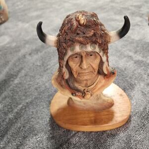 The Flame statue Native American signed Neil J Rose 665/2500 N